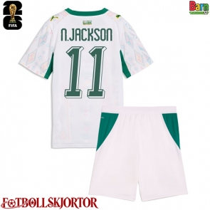 Senegal Nicolas Jackson #11 Hemmakläder Barn VM 2026 Kortärmad (+ Korta byxor)